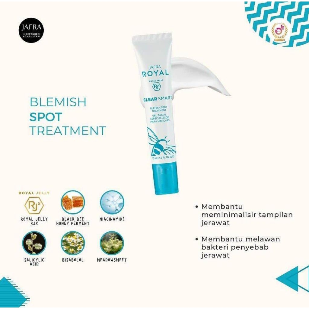 Jafra Royal Jelly Clear Smart Gel Acne Face Blemish Spot Original