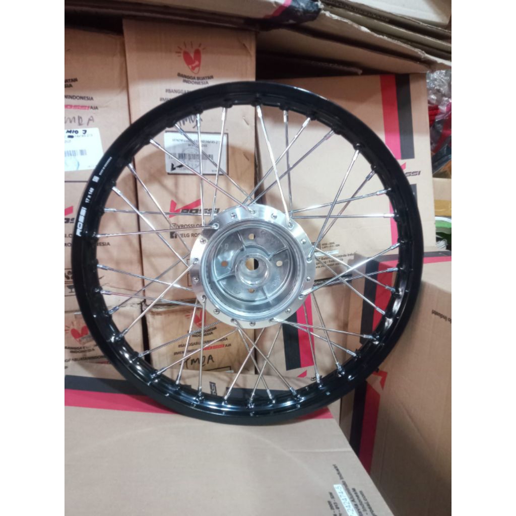 velg / pelek jari jari vrossi belakang Yamaha Jupiter Z / fiz R / crypton / sigma / Alfa / force 1 /