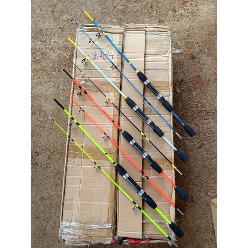 Joran Pancing Fiber sambung 2 katana Daruma 150 165 180