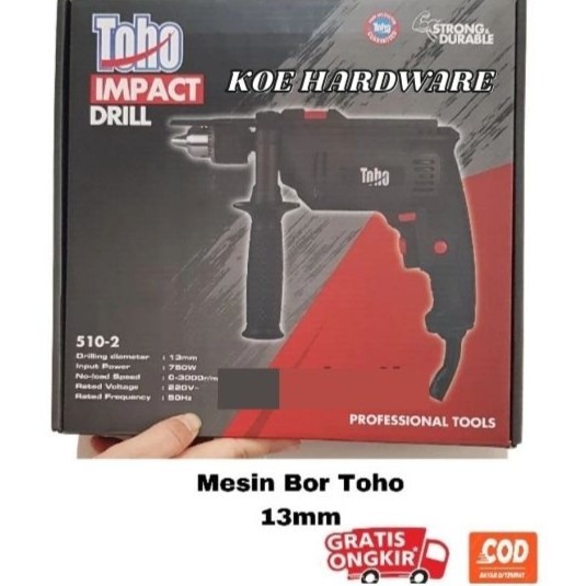 KoeHardware - TOHO Mesin Bor Listrik 13mm Mesin Bor Tangan Listrik 13mm