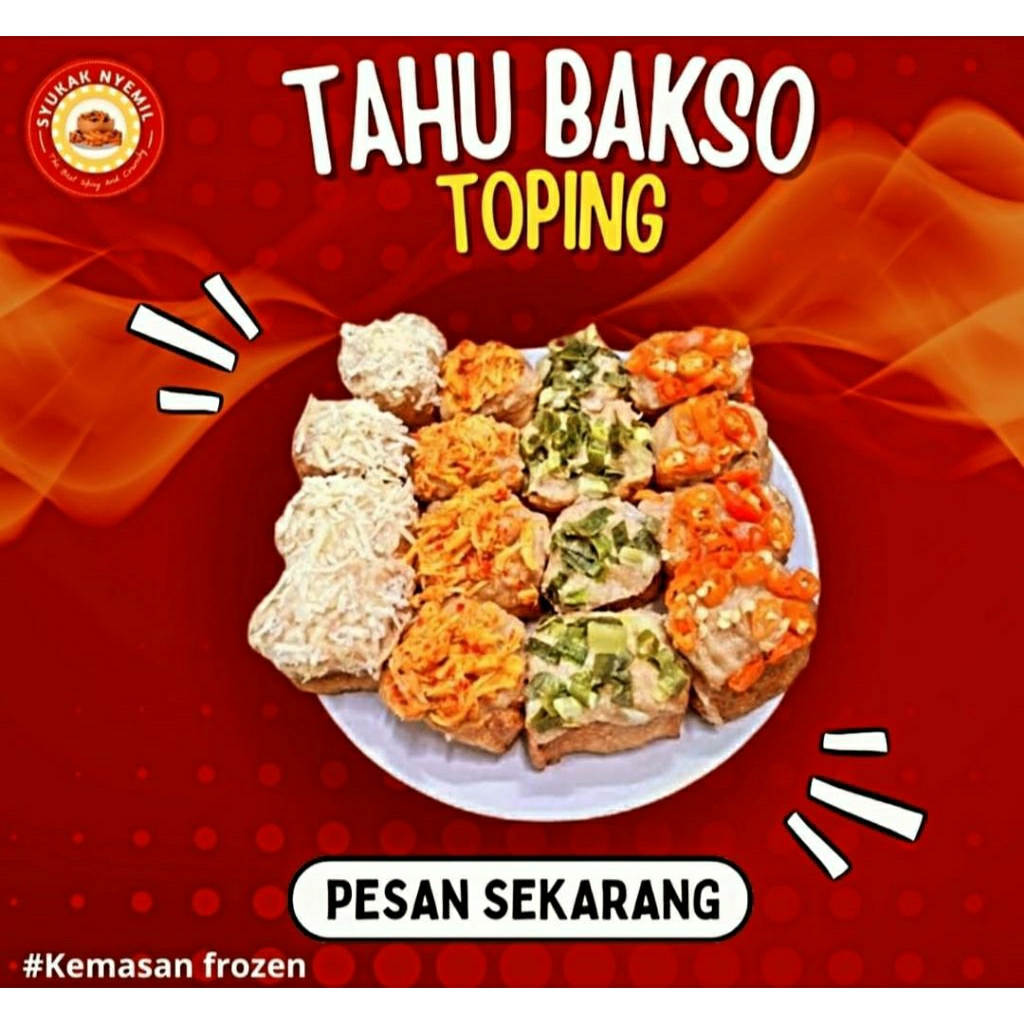 

READY Tahu Bakso Toping Viral | Frozenfood Isi 6 Pcs | Lembu Kenyal Nikmat | Cemilan Halal