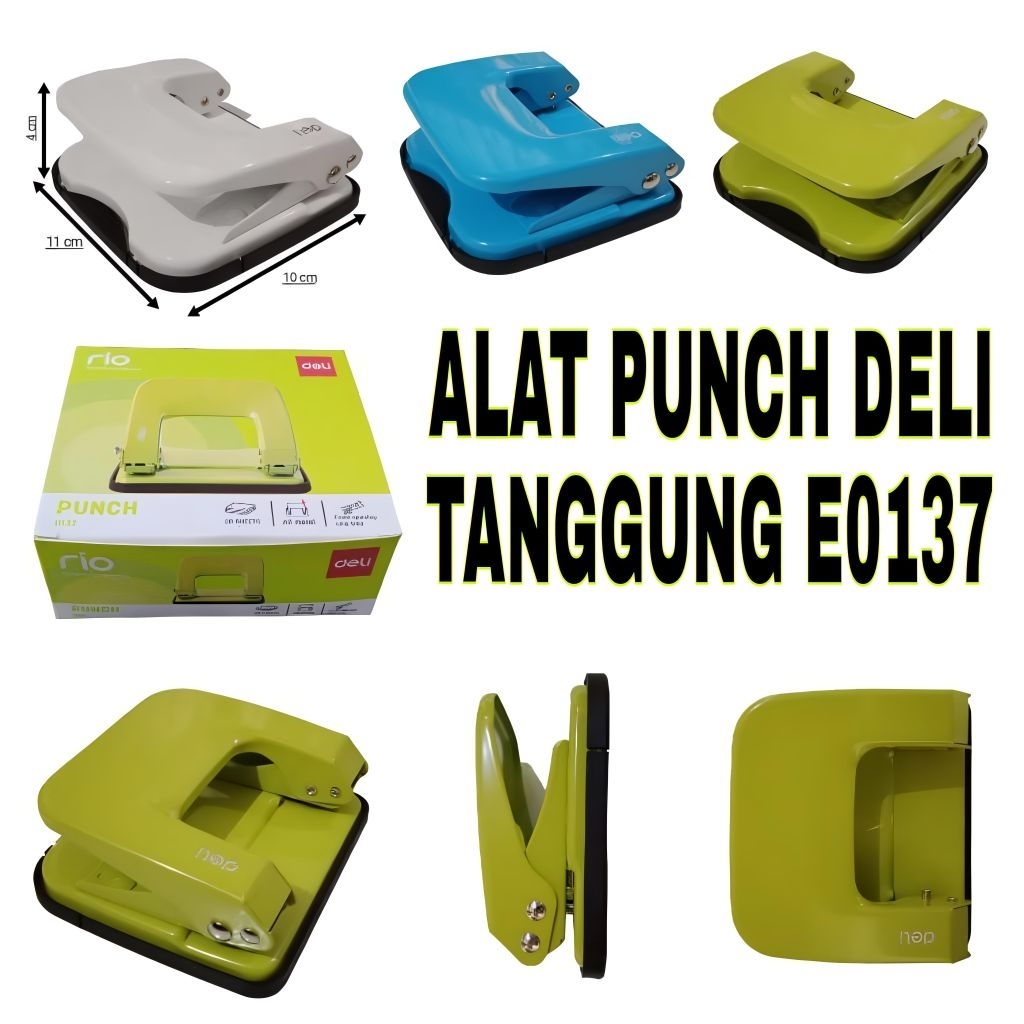 

Punch / Pelubang Kertas Deli E0137 Kapasitas 20 Lembar