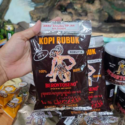 

ED 05.26 BAG 250GR ( ROBUSTA ) - KOPI BERONTOSENO ROBUSTA 250 GRAM - 100% KOPI MURNI /312500 ORIGINAL BRONTOSENO