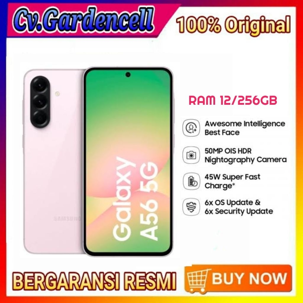 Samsung Galaxy A56 (5g) ram 12/256gb Garansi Resmi