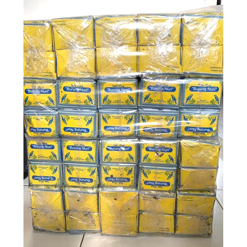 

1 Bal / koli (100pcs) Teh Cap "Burung Nuri" wangi cita rasa Indonesia - Teh lokal (per koli / ball)