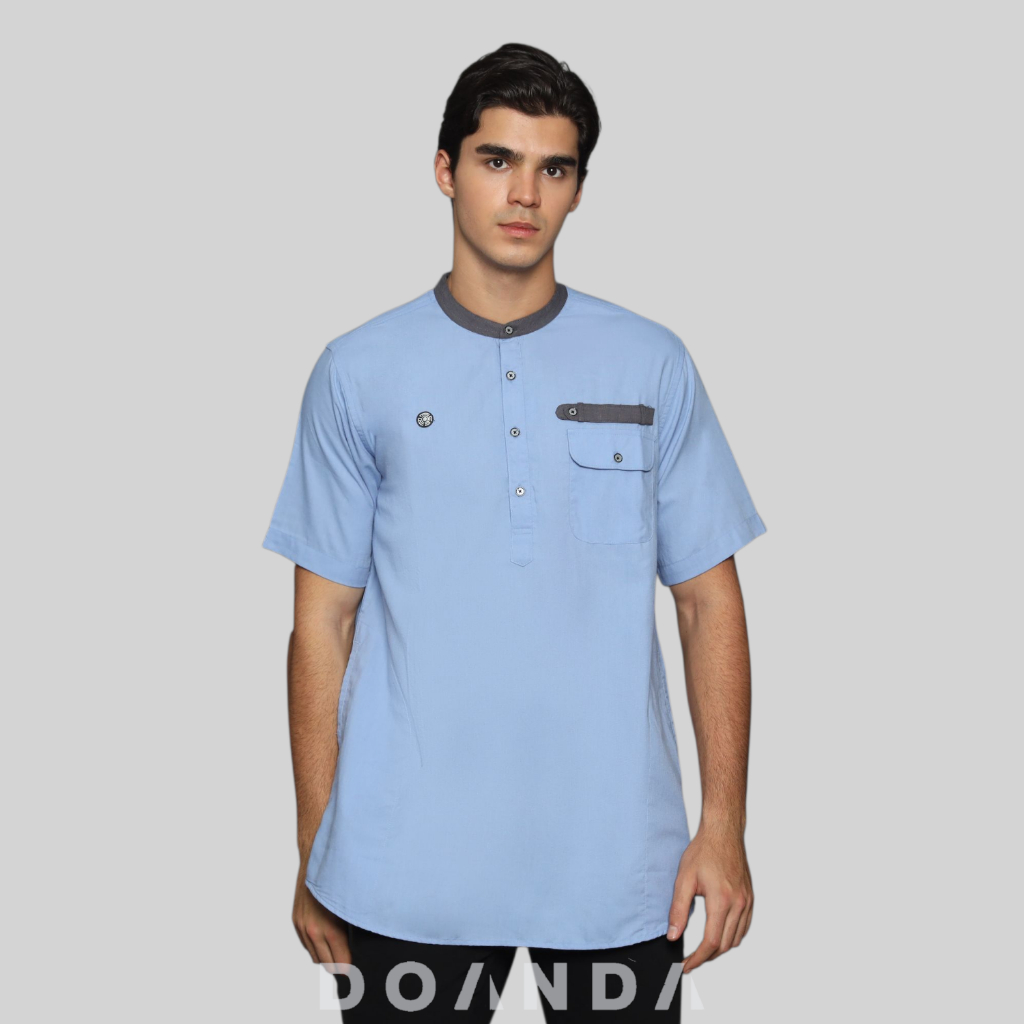 Doanda - Baju Koko Kurta Pria Dewasa Lengan Pendek Pakistan Style