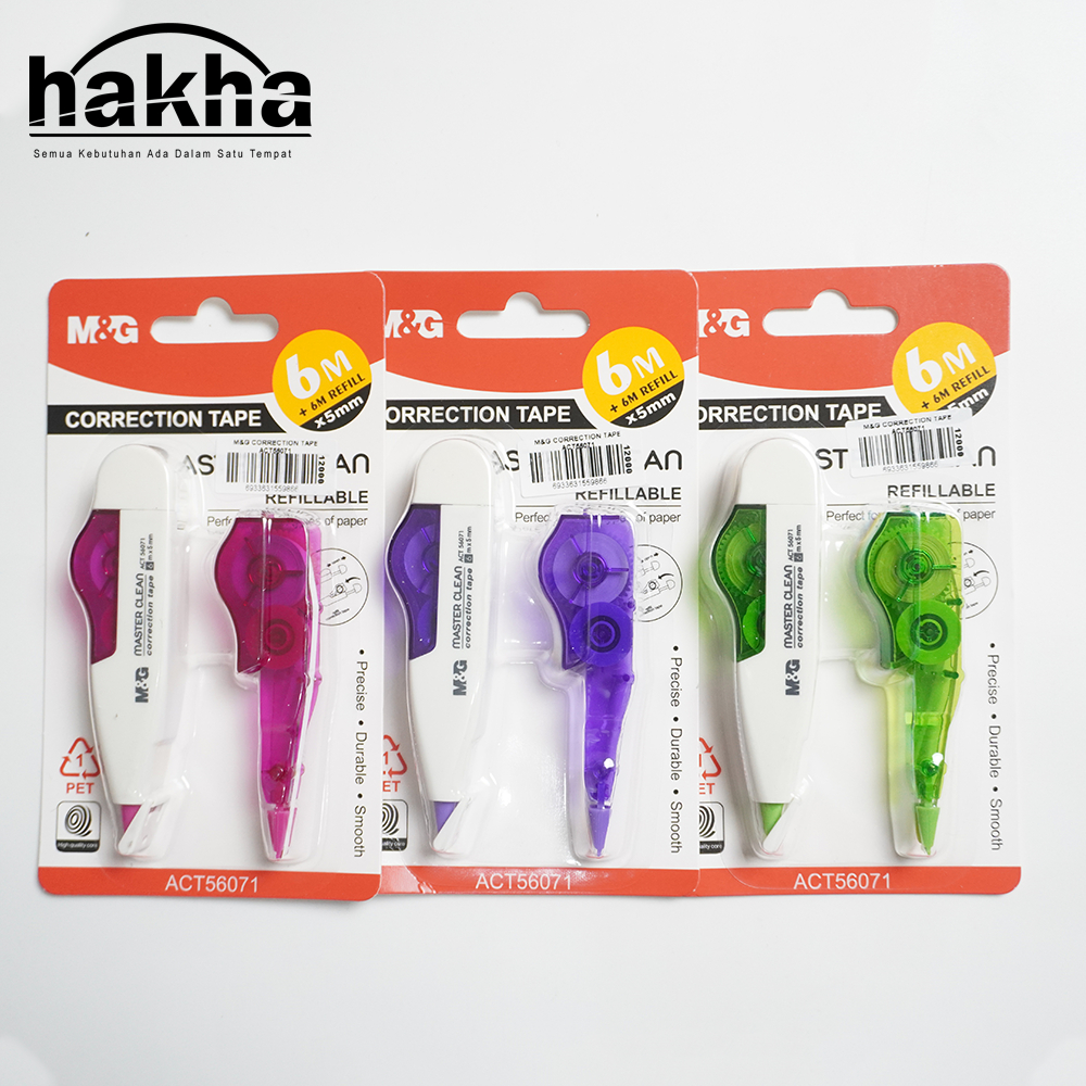 

M&G Correction Tape ACT56701 – Pita Penghapus Tulisan Tanpa Noda