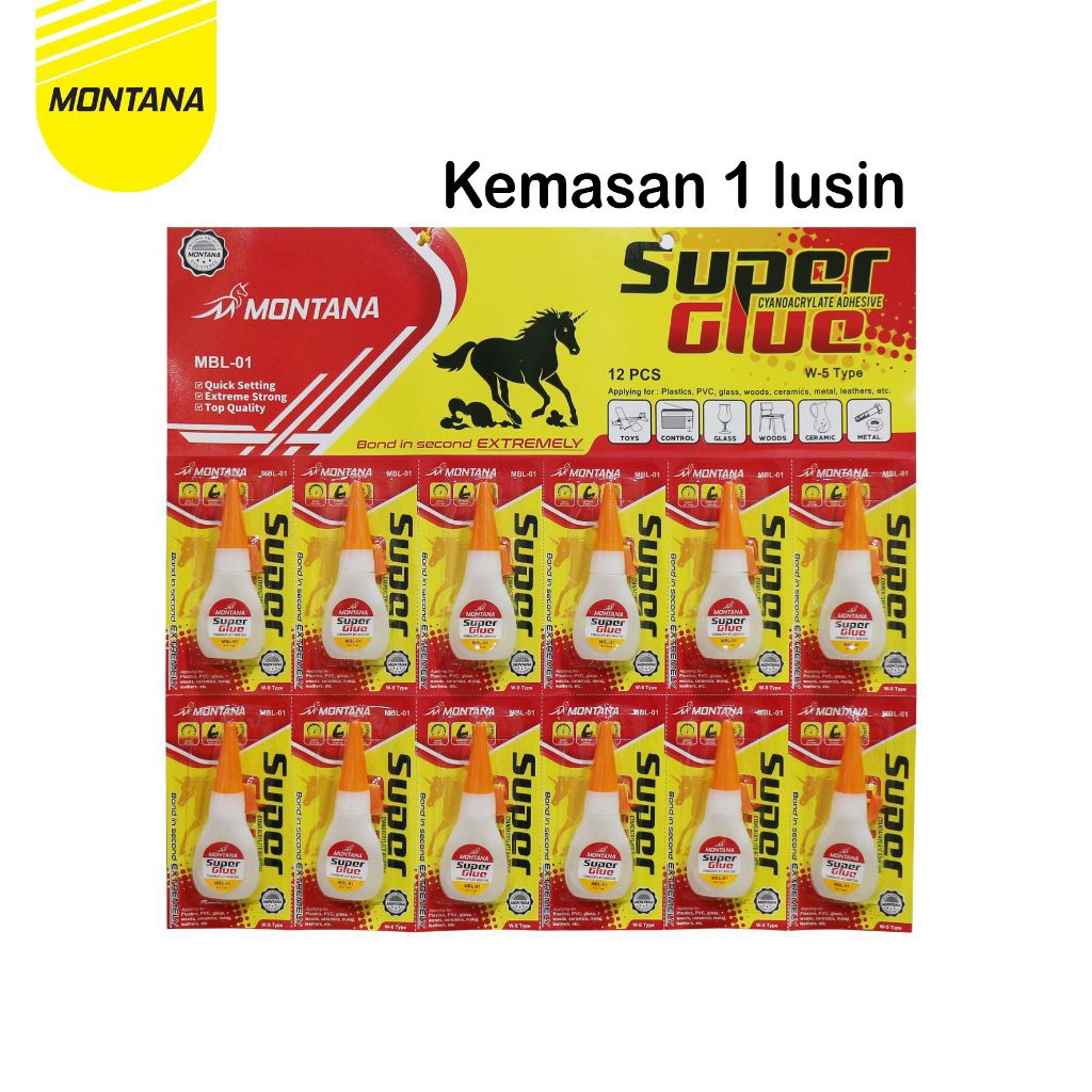 

Lem Besi Montana Super Glue