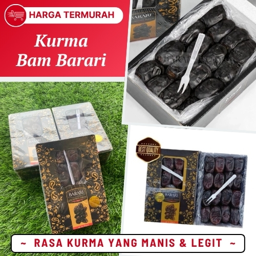 

Kurma Bam Barari Kurma Barari Buah Kurma Bam Anggur Basah Asli Original Premium Bam Kurma Arab