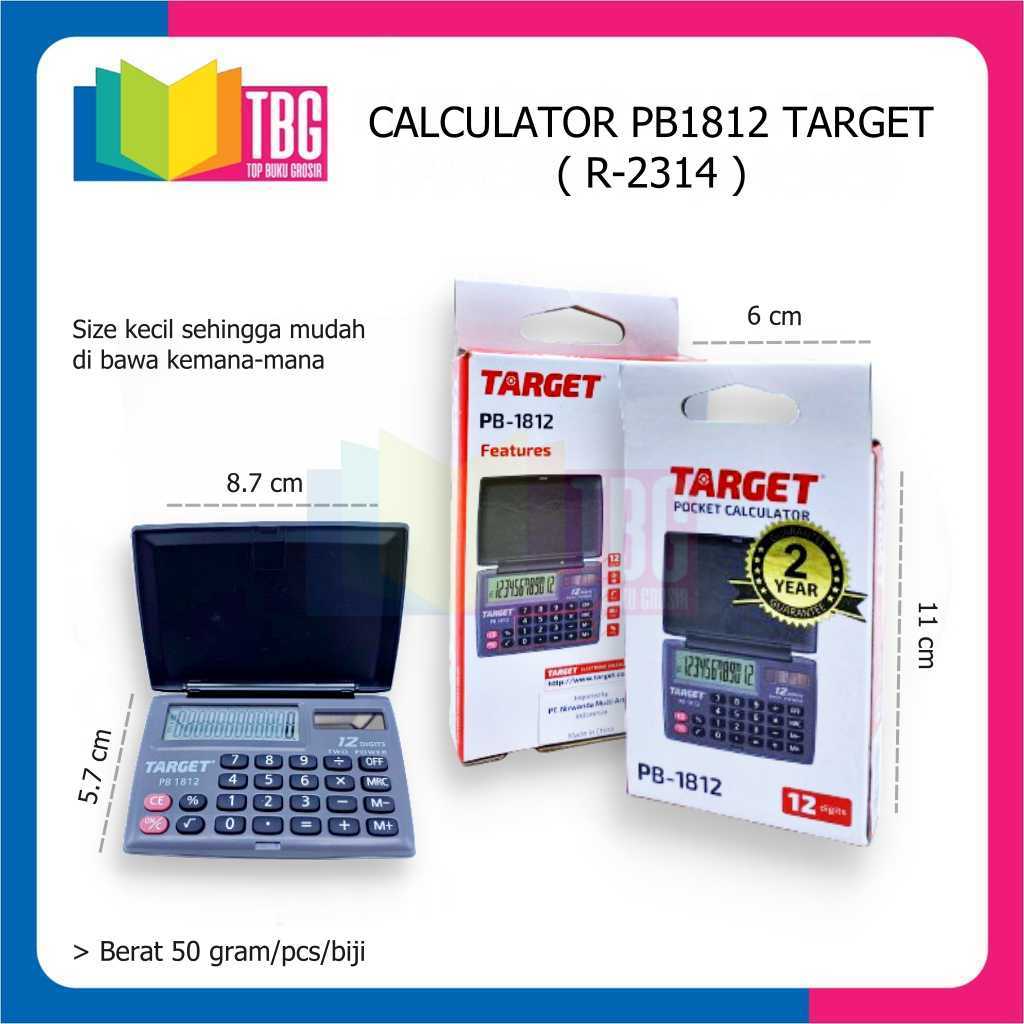 

1 PCS CALCULATOR 12 DIGITS PB-1812 (R-2314) KALKULATOR