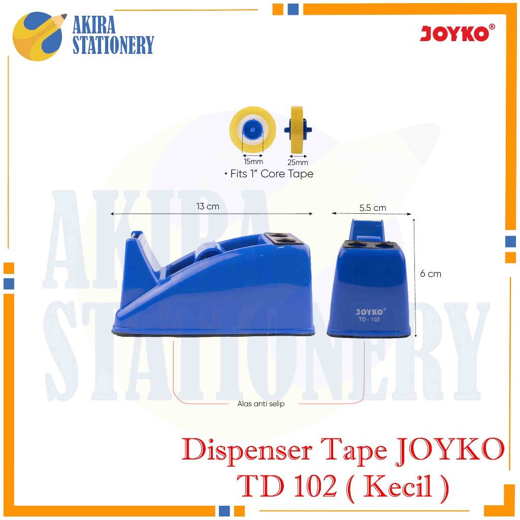 

Tape Dispenser JOYKO TD 102 Mini / Tempat Isolasi Lem TD-102 / Tape Cutter Solatip Kecil Kado ( PCS )