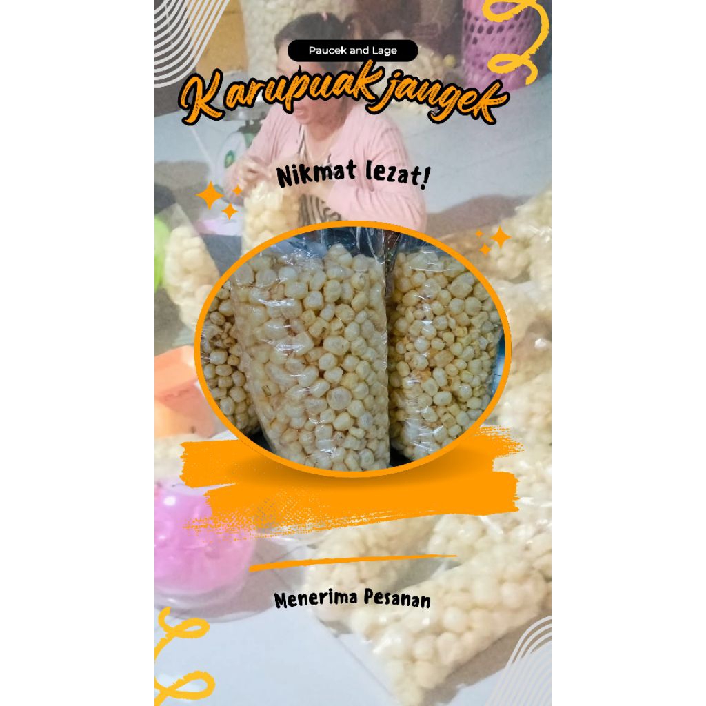 

kerupuk jangek/kerupuk kulit asli berat 500 gr