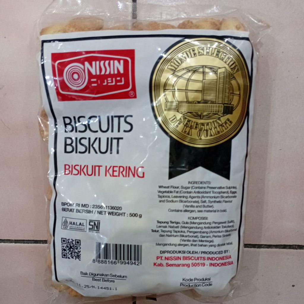 

Nissin Biscuits Kering 500gr 1 Bungkus