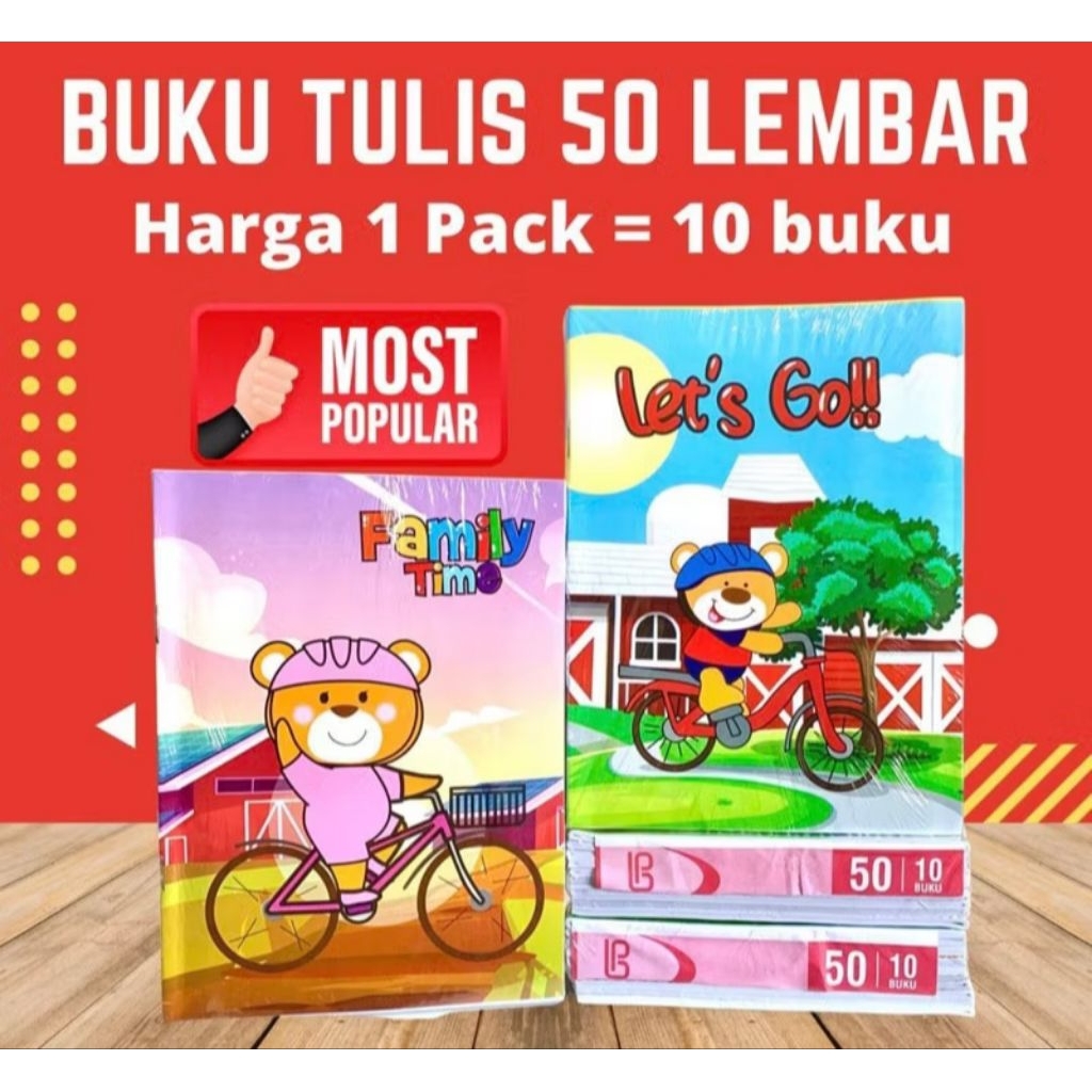 

Buku Tulis 30 Lembar dan 50 Lembar