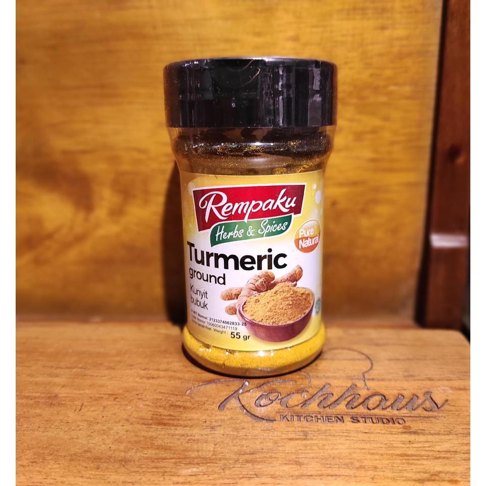 

Rempaku Turmeric Ground Kunyit Bubuk 55gram Halal Pure & Natural