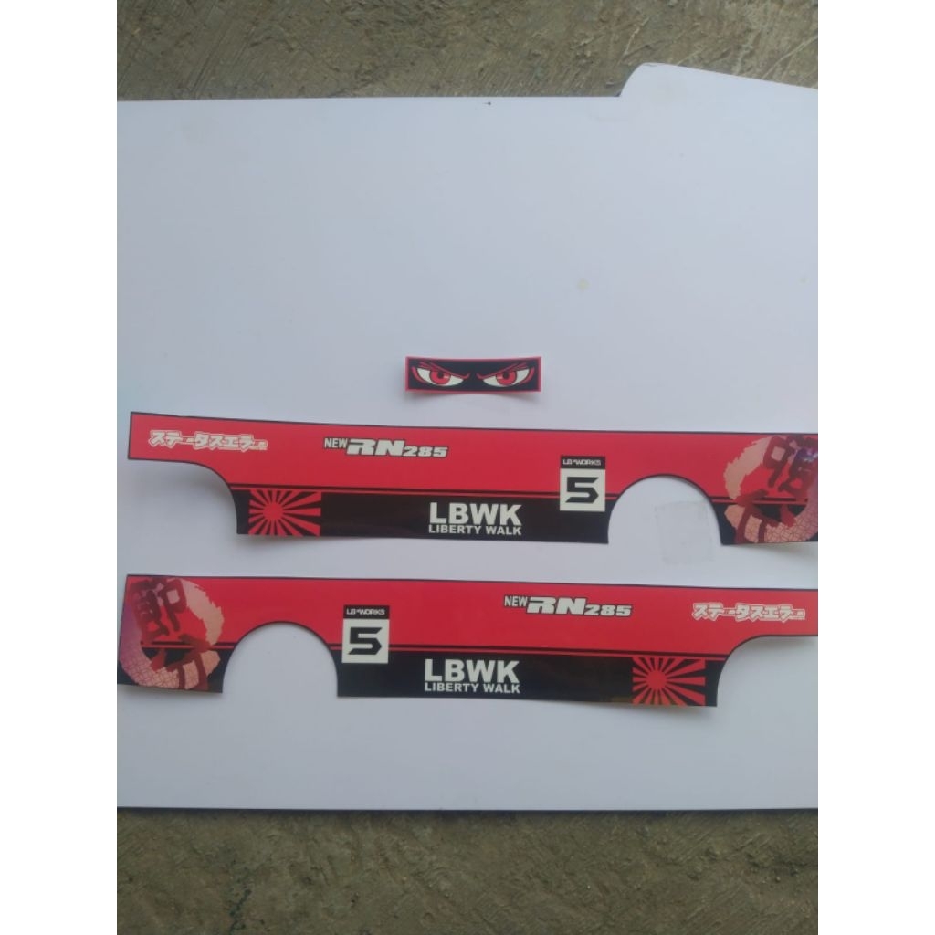 

Stiker Livery LBWK Series Merah