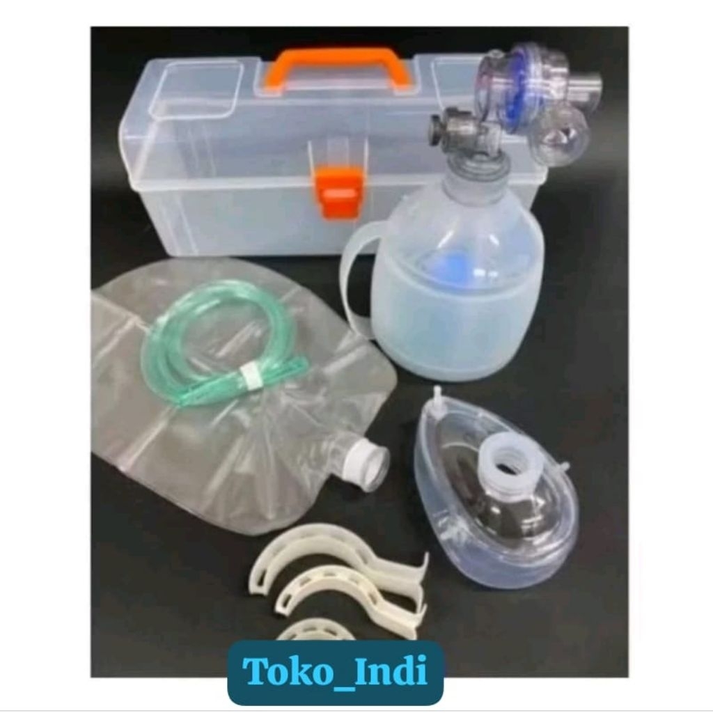 Ambubag Manual Silikon Dewasa/Silicon Manual Resuscitator Set