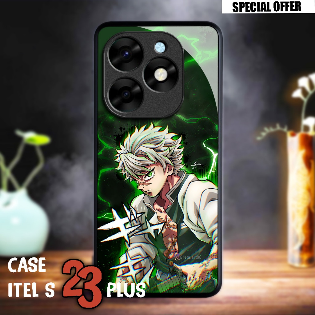 Bonanza - Case Itel S23 Plus   - Case Custom - Kesing Hp Itel S23 Plus Terlaris - Fashion Kesing - B