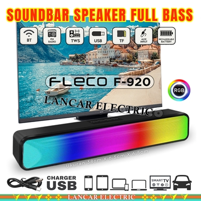 Speaker F-920 BT Speaker Wireless theater audio, Stereo subwoofer FLECO F-920BT Speaker Full Bass