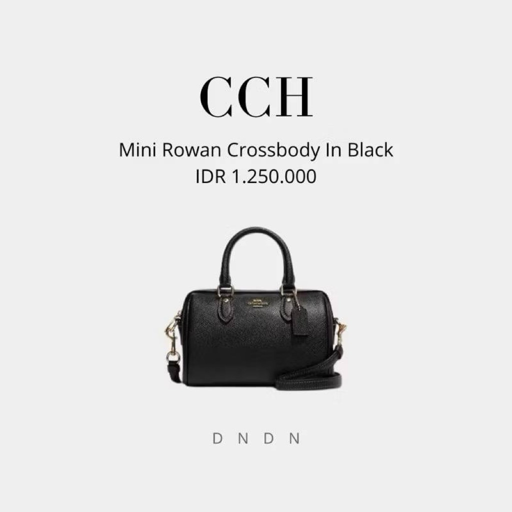 Mini Rowan Crossbody In Black