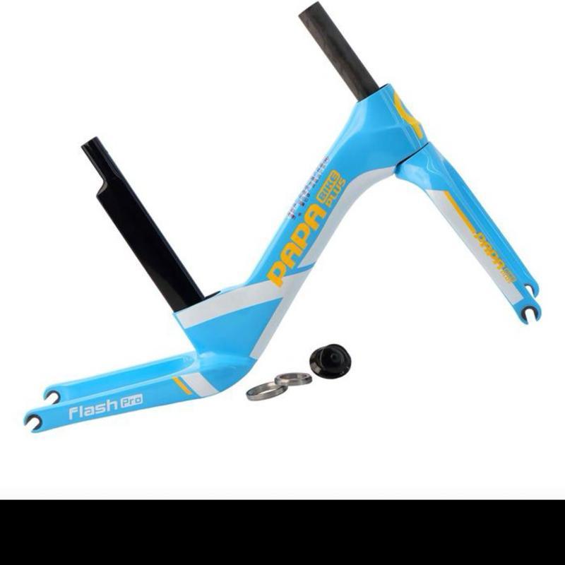 Frame PAPA Bike Flash Pro Carbon 12 Inch Blue White Push Balance Bike Frame Set