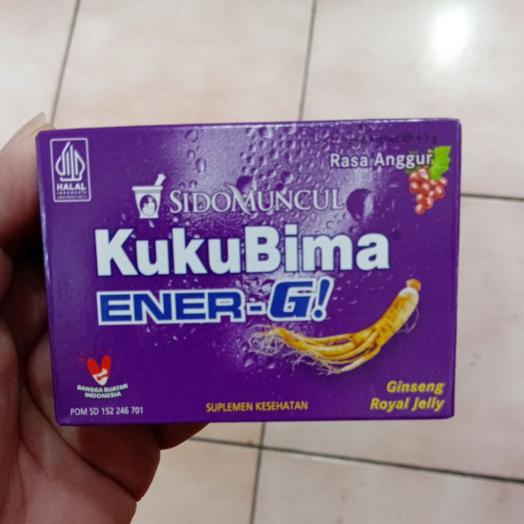 

Kuku Bima Ener-G 1 Ktk isi 6 Sachet