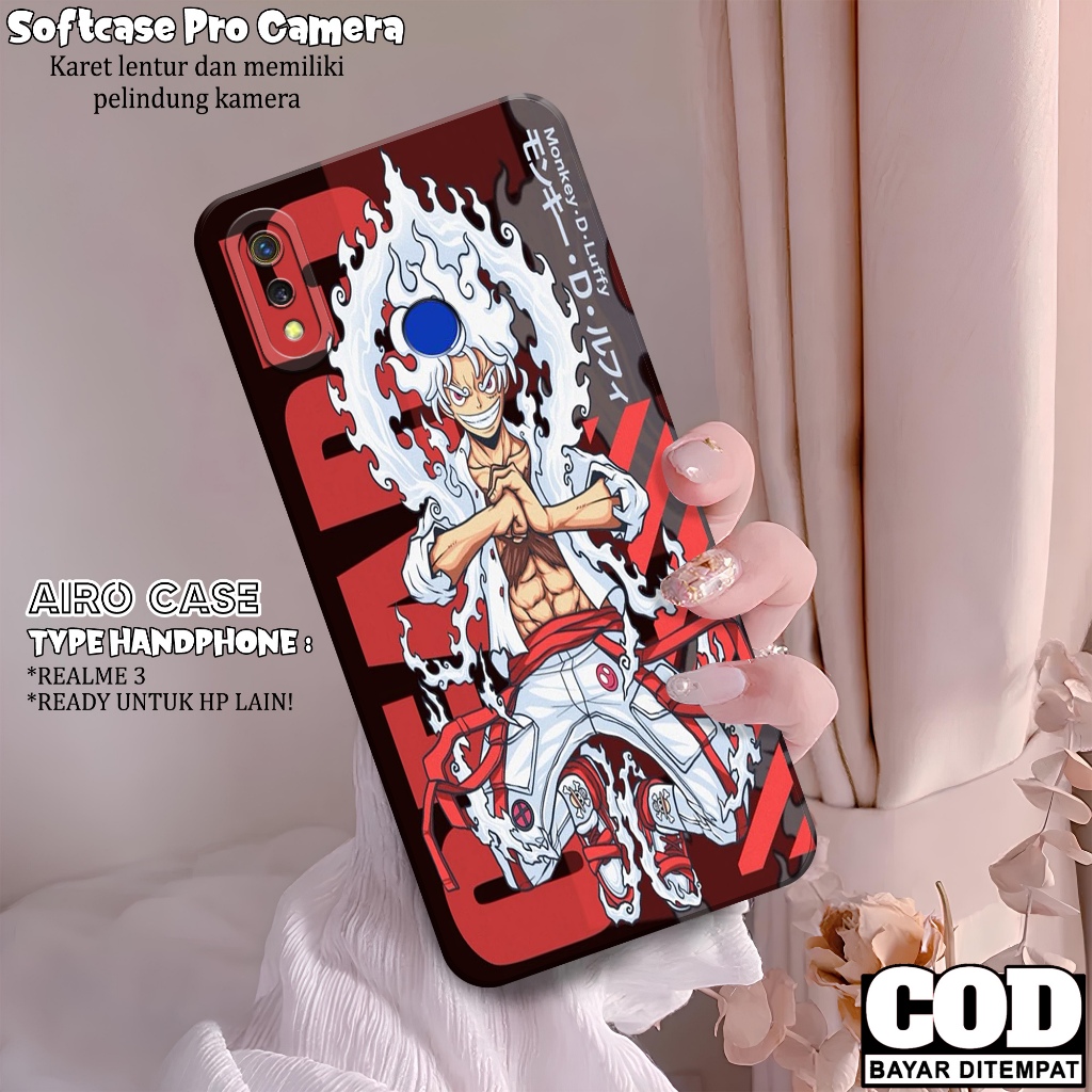 Case REALME 3 - Softcase REALME 3 - Fashion Case ANIME - Casing REALME 3 - Softcase Pro Camera - Tpu