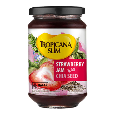 

Tropicana Slim Selai Stroberi Dengan Biji Chia 375 g