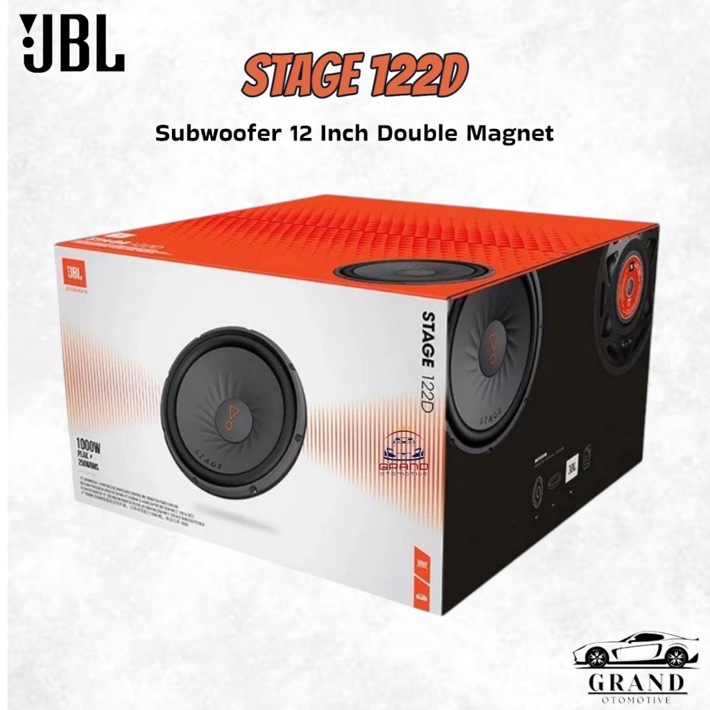 Subwoofer 12 Inch JBL STAGE 122D Double Coil Magnet Subwofer Mobil 12inch 122 D