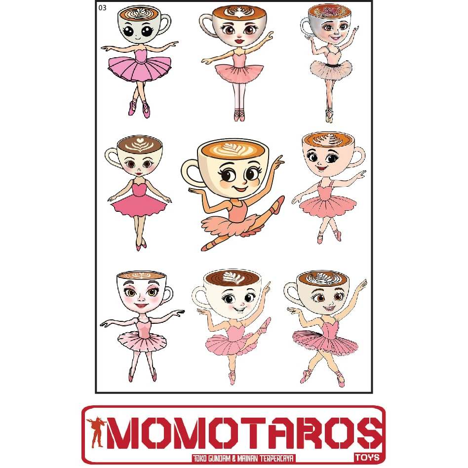 

Sticker Ballerina Cappucinna Anomaly Ramadhan 1 pc
