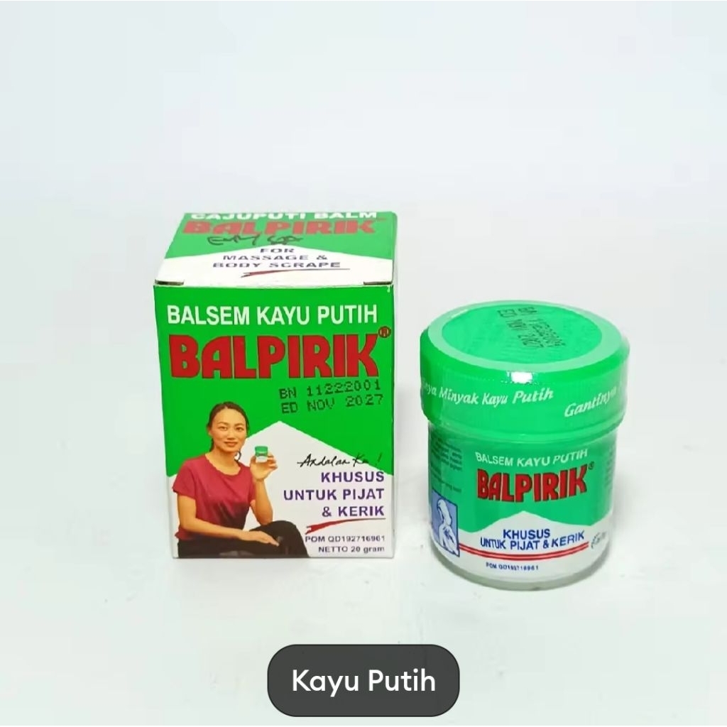 Balpirik Kayu Putih 20gr - Balsem Kayu Putih