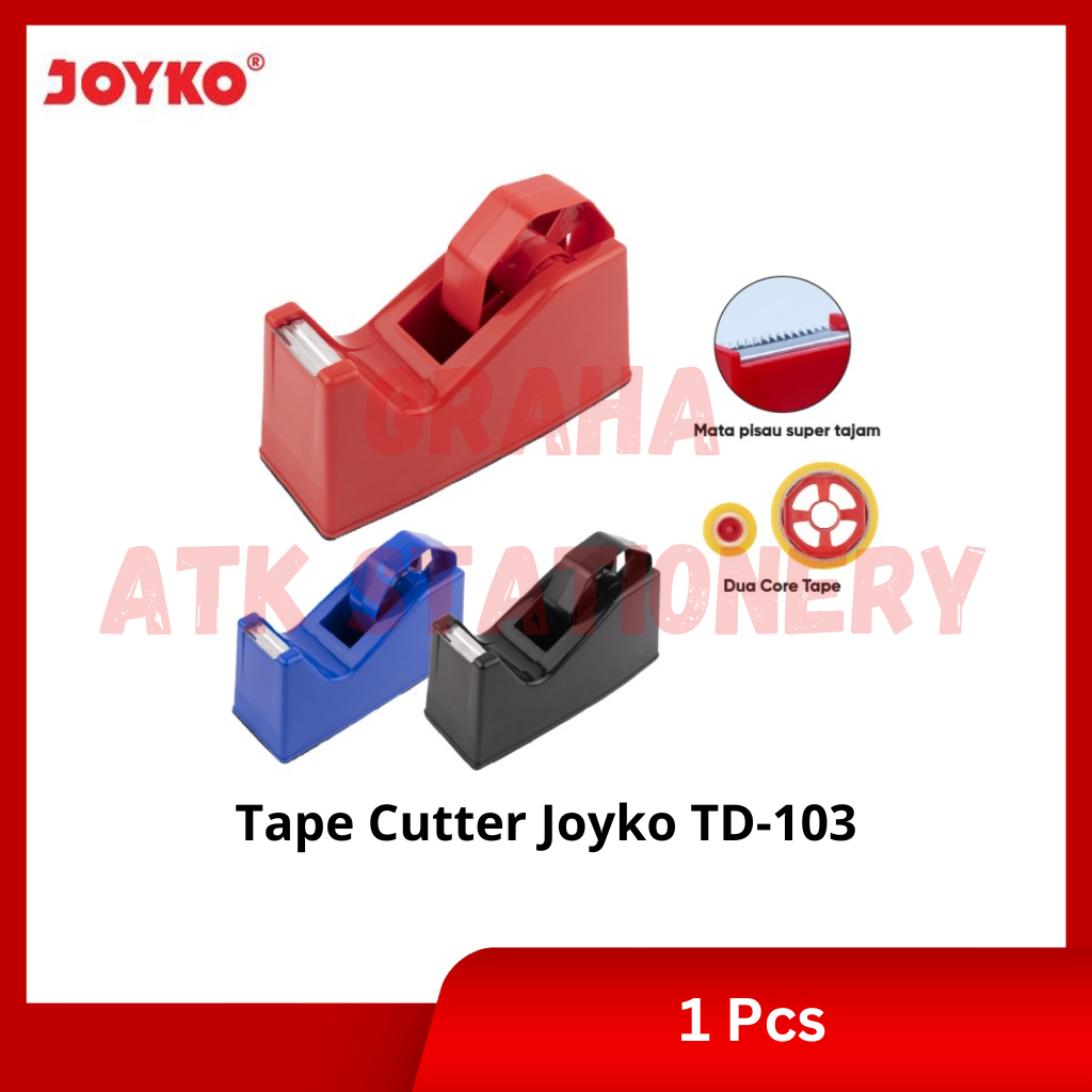 

[1 Pcs] Tape Dispenser Besar Joyko TD-103 / Tape Cutter / Tempat Lakban Isolasi Besar Joyko TD-103