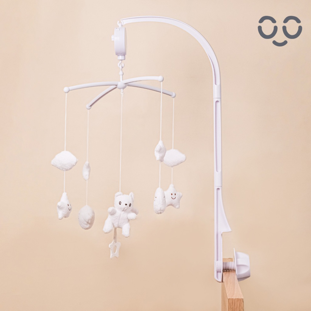 Mainan Bayi Music Gantungan Box Bayi | Rotating Music Box | Mainan Baby Quiet Sleep Baby Bed Bell - 