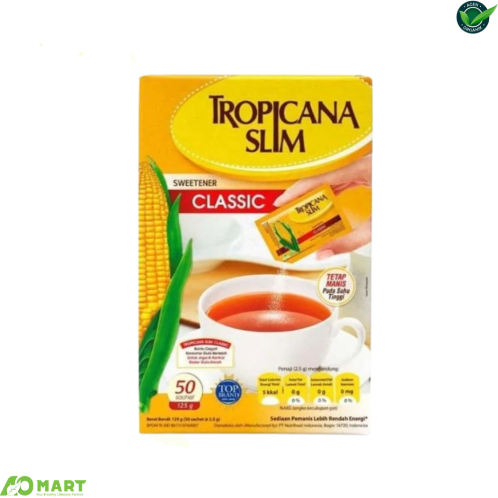 

Tropicana Slim Sweetener Classic 50 sachet
