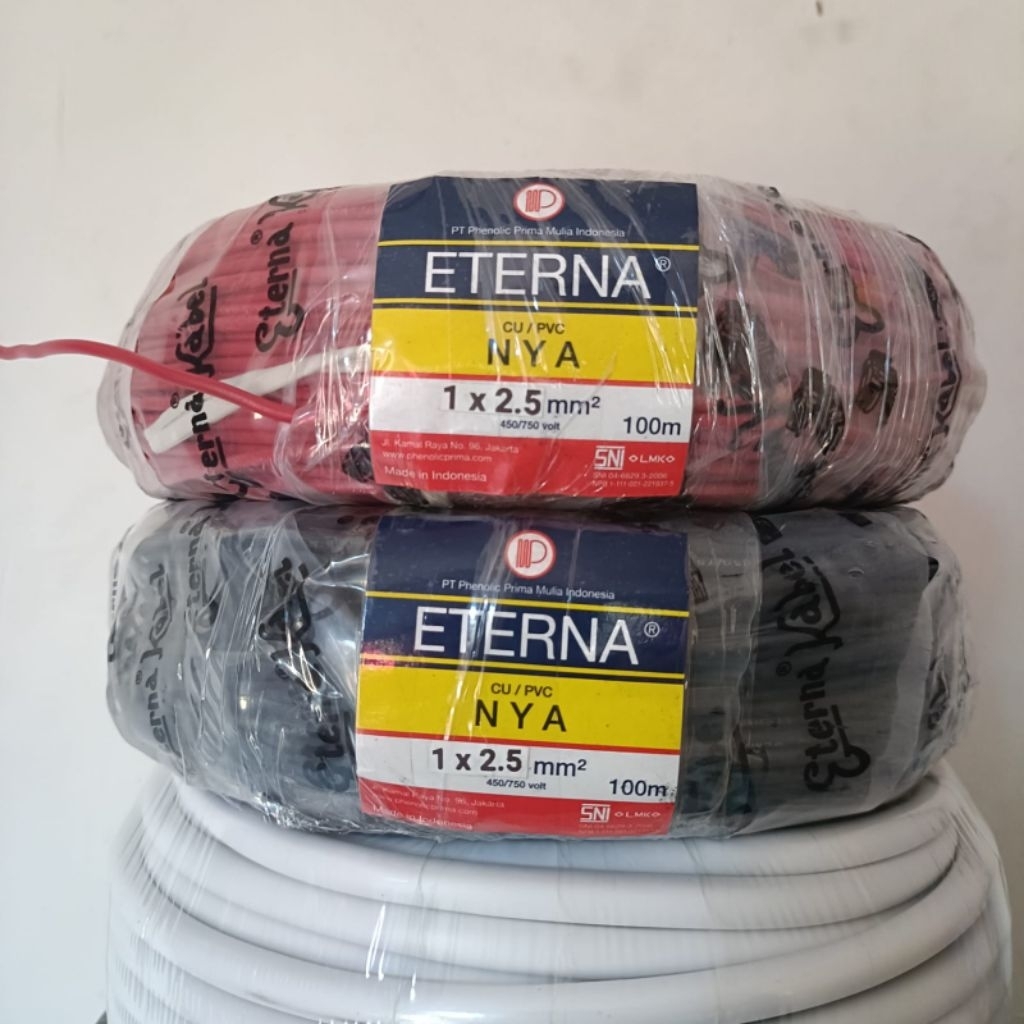 kabel NYA 1x2,5 Eterna 100meter
