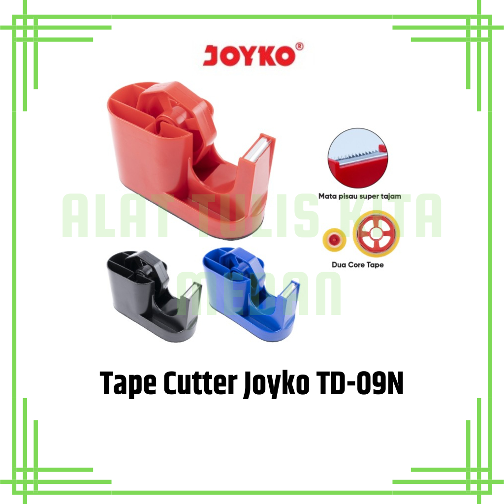

(1 Pcs) Tape Dispenser Besar Joyko TD-09N / Tape Cutter / Tempat Lakban Isolasi Besar