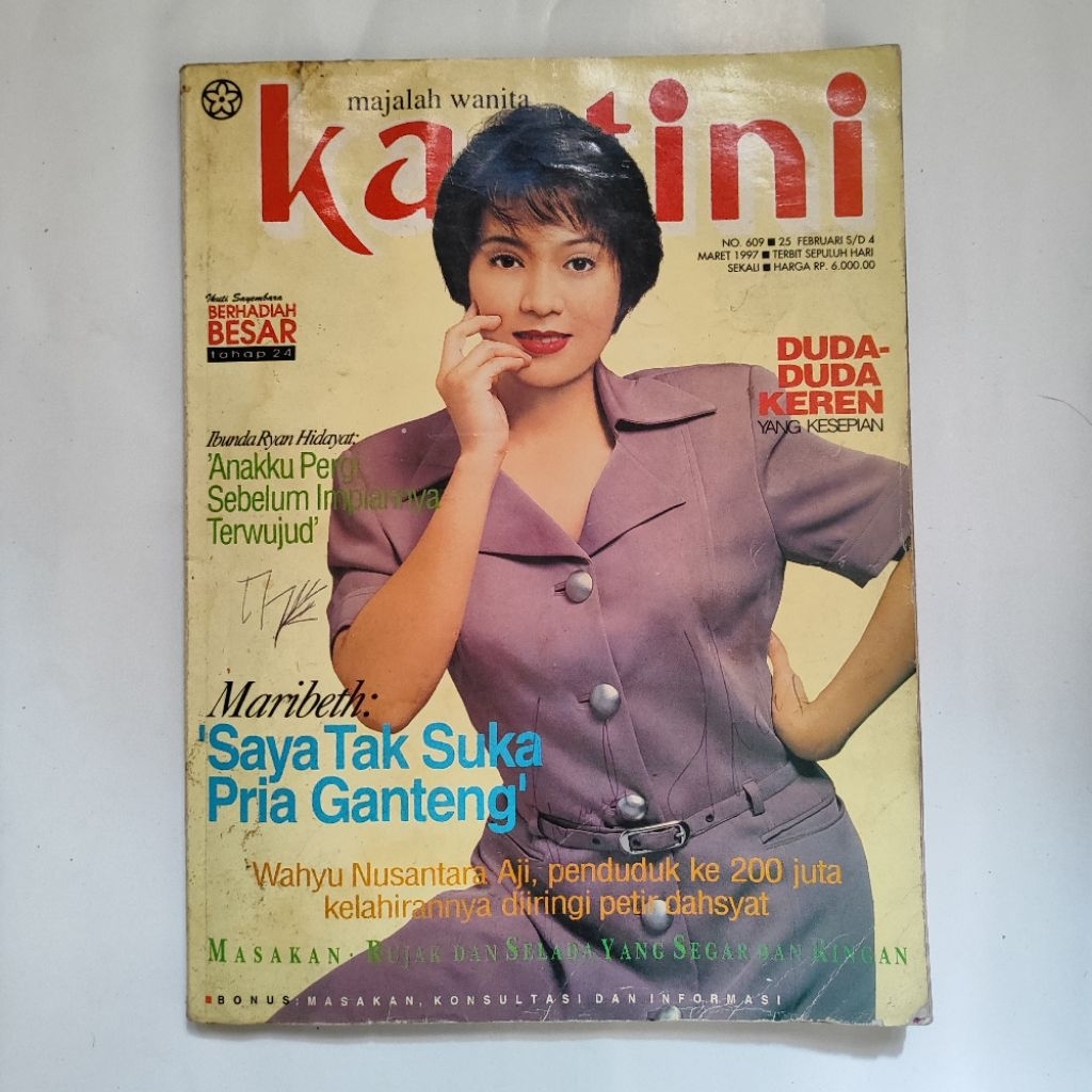 Majalah jadul Kartini  bekas
