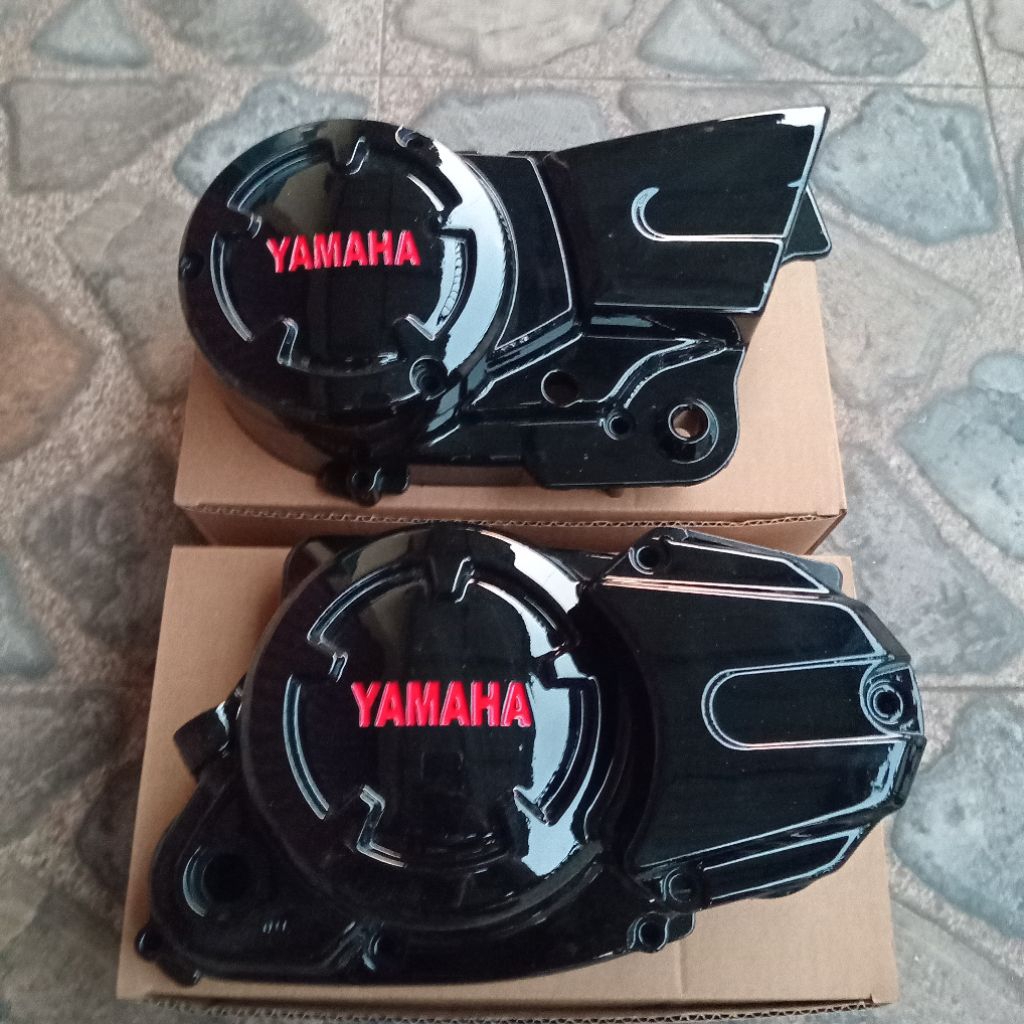 Bak kopling rx king hitam glossy yamaha merah | bak kopling rx king