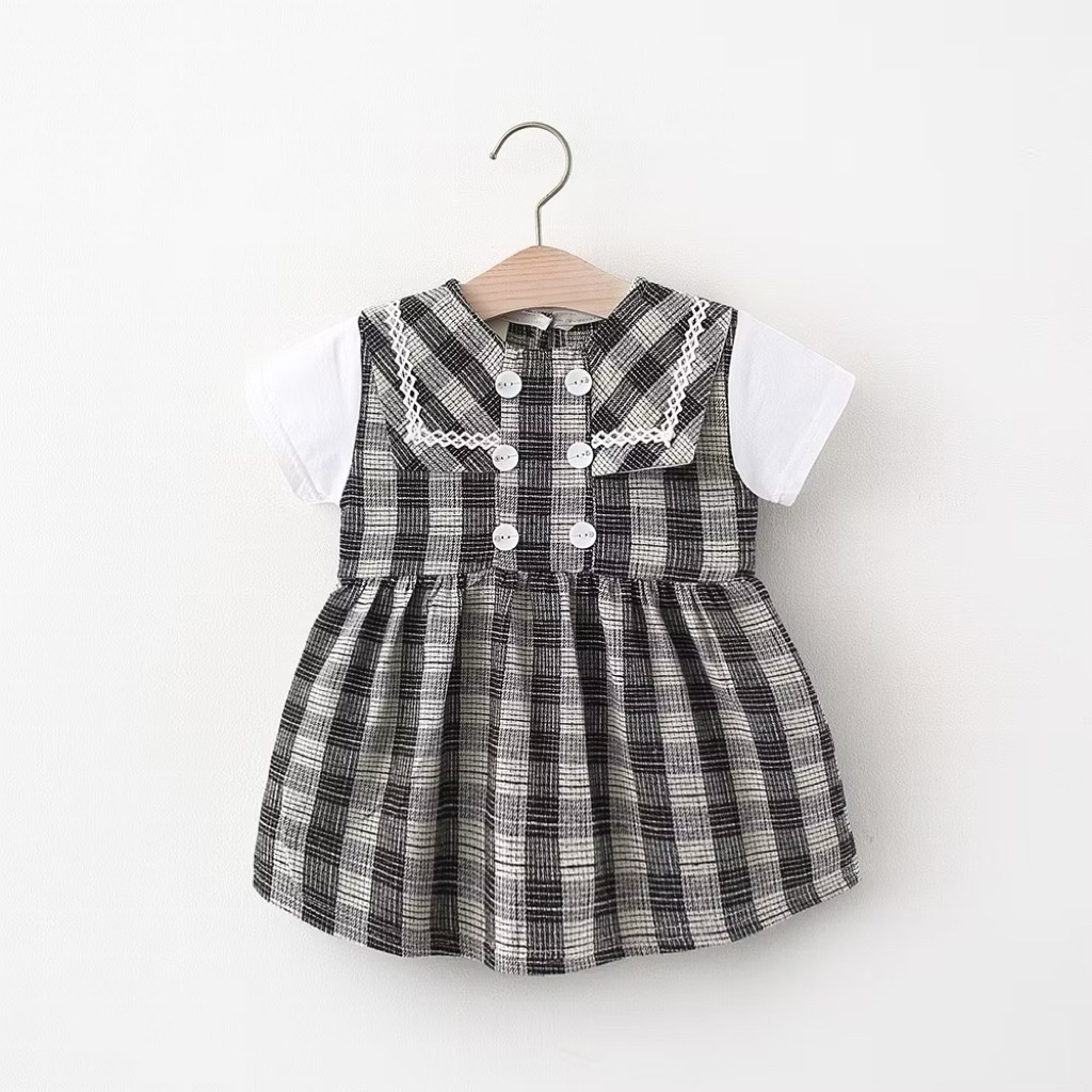 (IMPORT) DRESS ANAK STYLE KOREA | BAJU ANAK PEREMPUAN |  BAJU PESTA ANAK