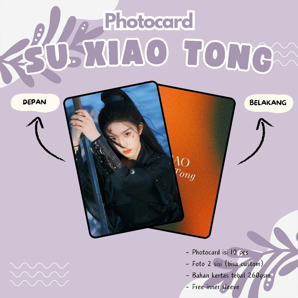 (10 PCS) PHOTOCARDS SU XIAO TONG
