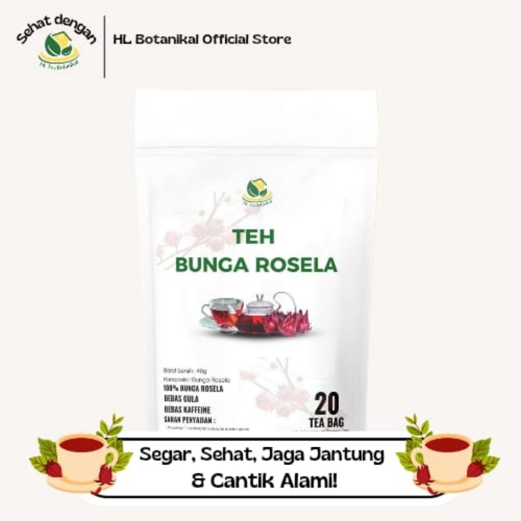 

Teh bunga Rosela / isi 20 tea bag