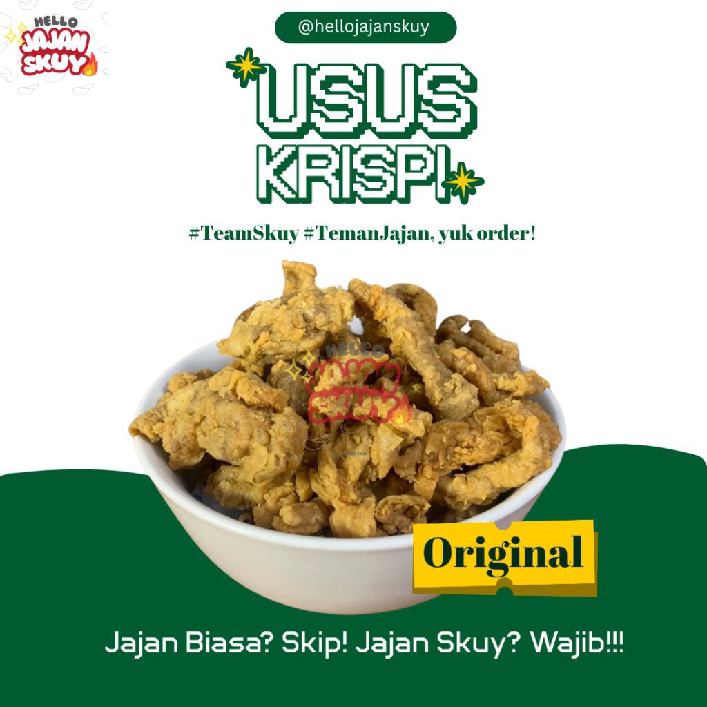 

USUS KRISPI by JajanSkuy 250gram