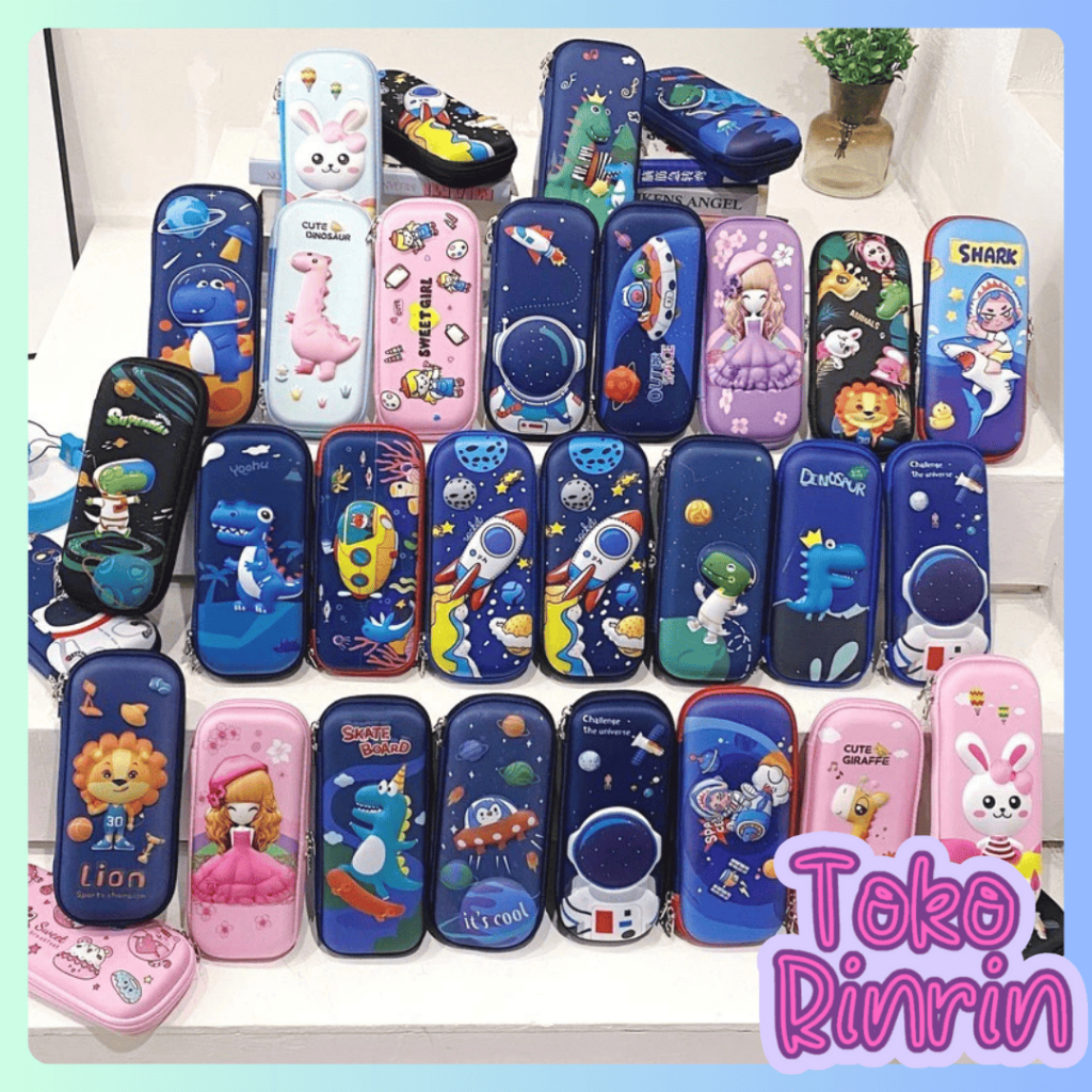 

Rinrin Tempat Pensil 3D Karakter Lucu