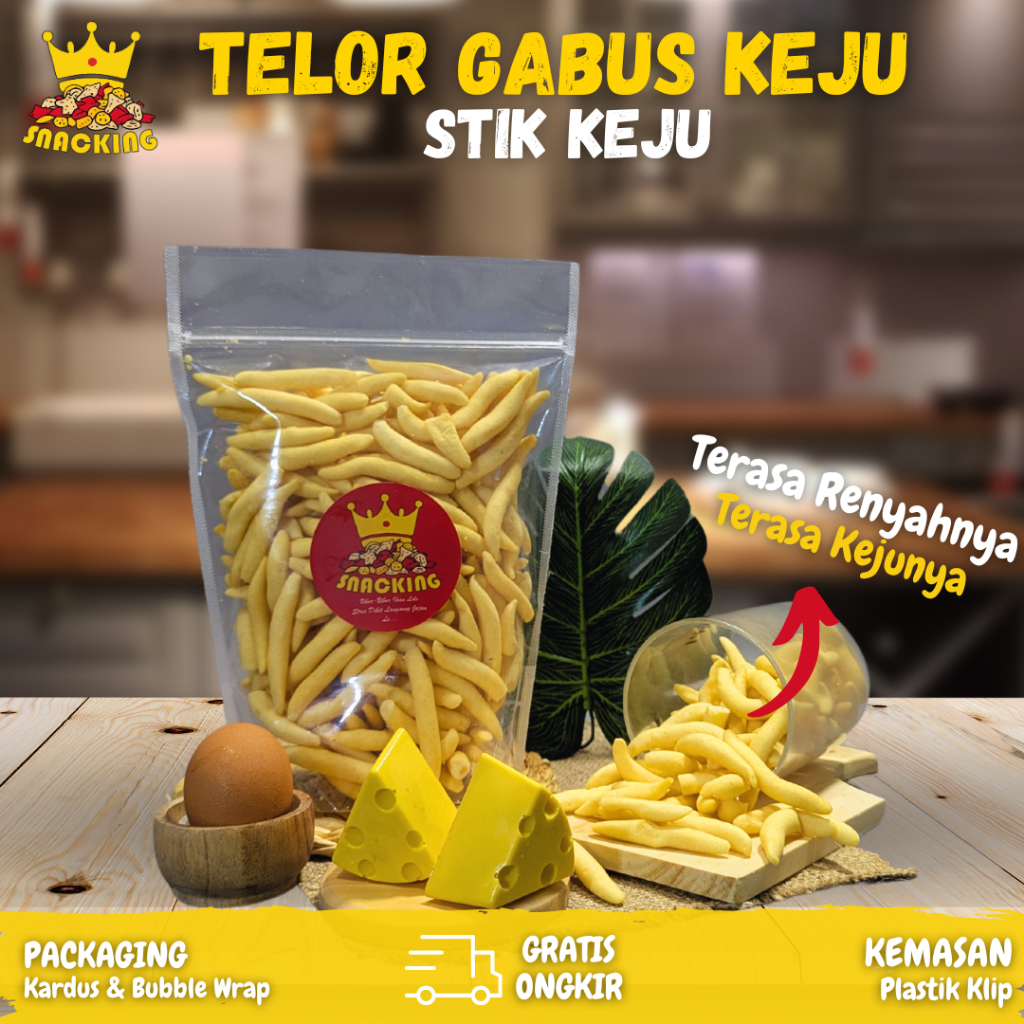 

Telor Gabus Keju / Telur Gabus Keju Renyah Makanan Ringan Cemilan Snack Kiloan 250gr 150gr