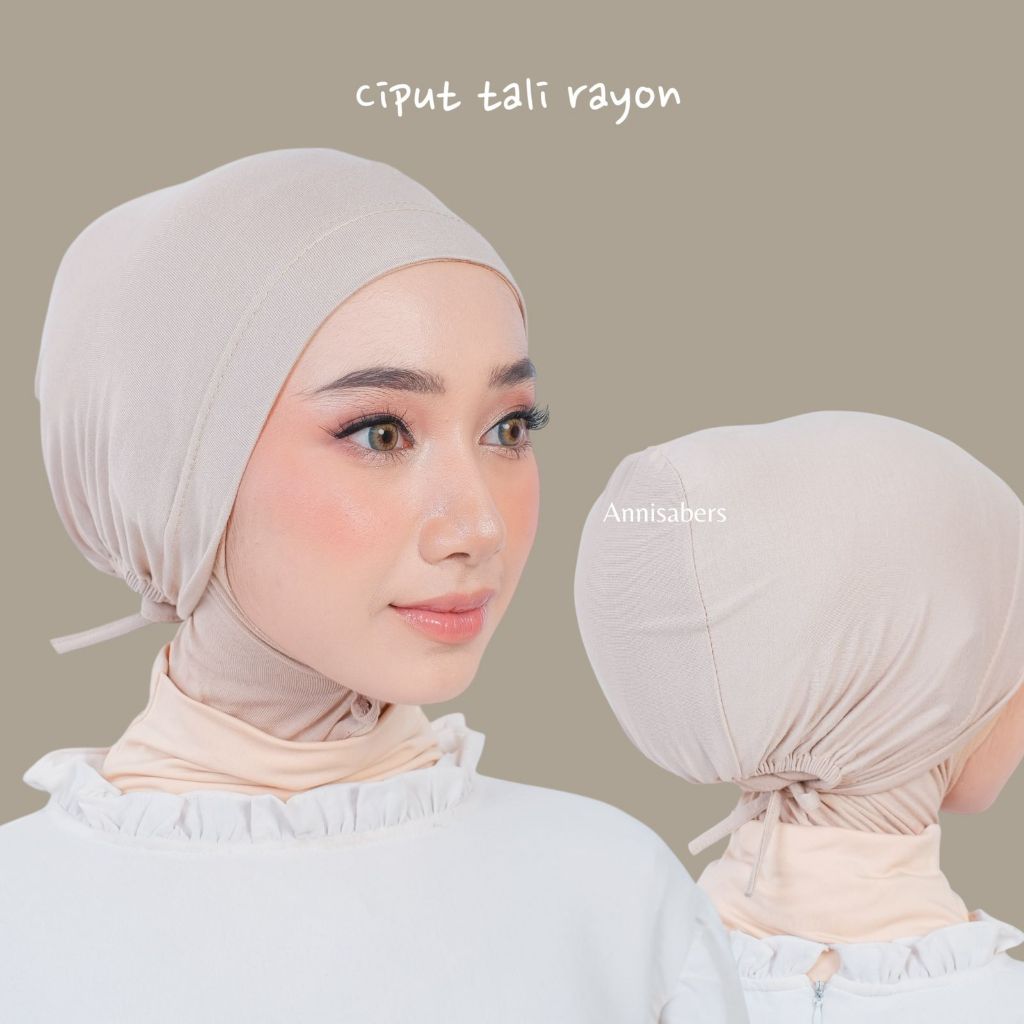 ANNISABERS| Ciput Tali Kaos/ Ciput Tali Rayon/ Ciput Kaos Rayon