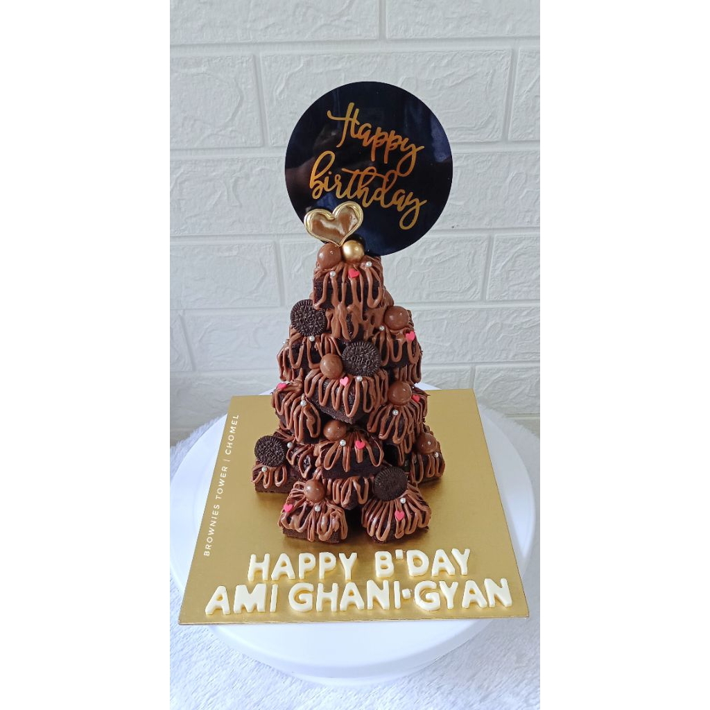 

Brownies Tower/Brownies UlangTahun/Brownies Hias