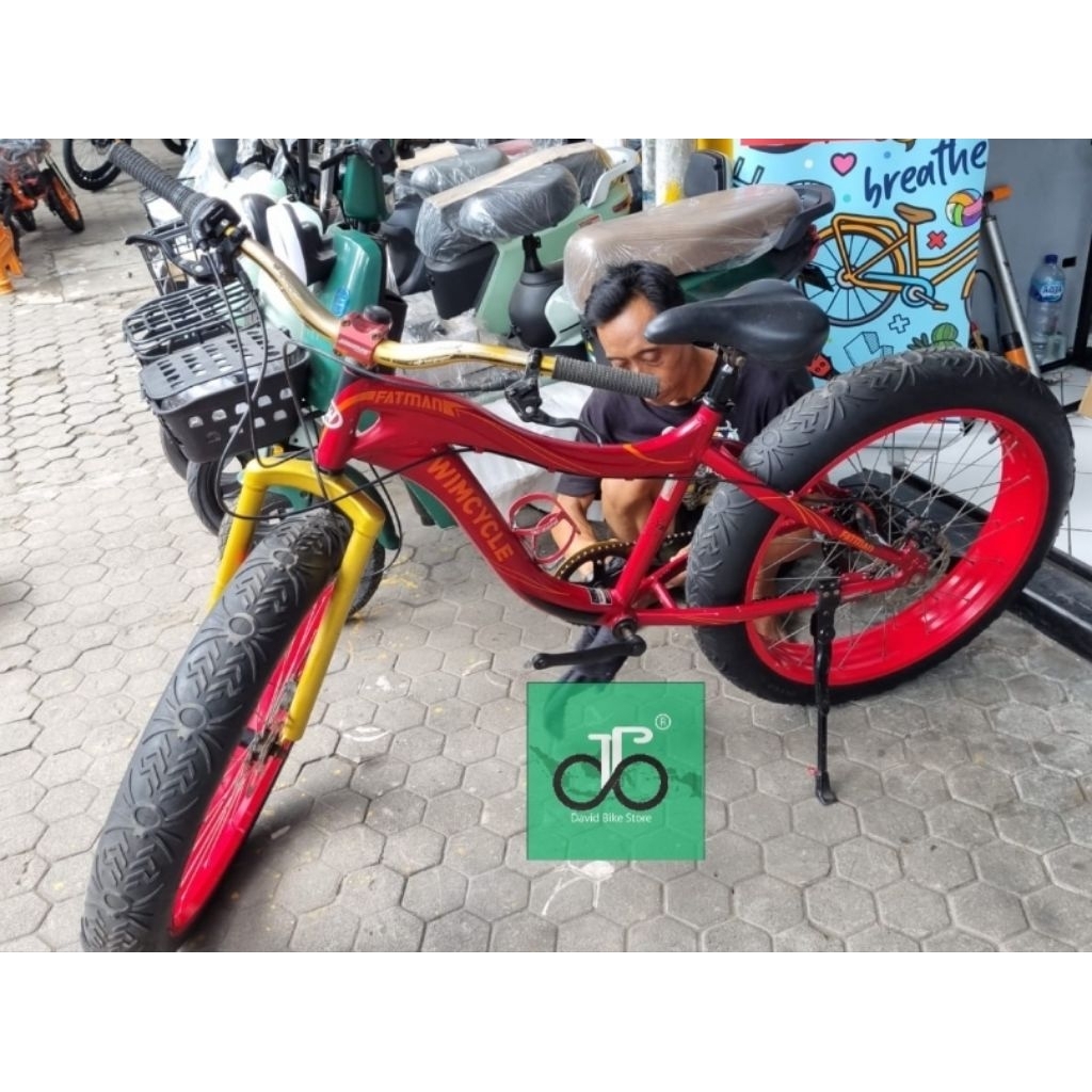Sepeda Fatbike 26" Wimcycle Fatman