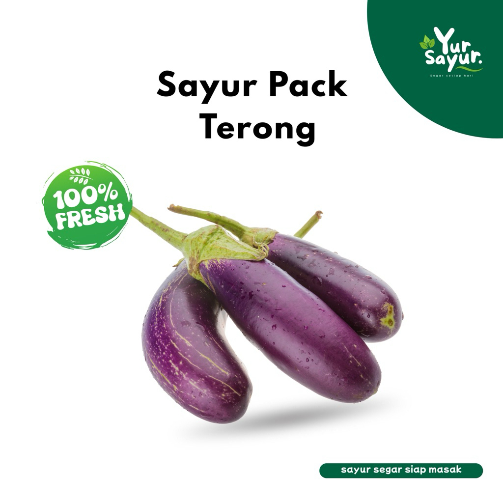 

YUR SAYUR - Terong Ungu Super Fresh Segar & Bergizi