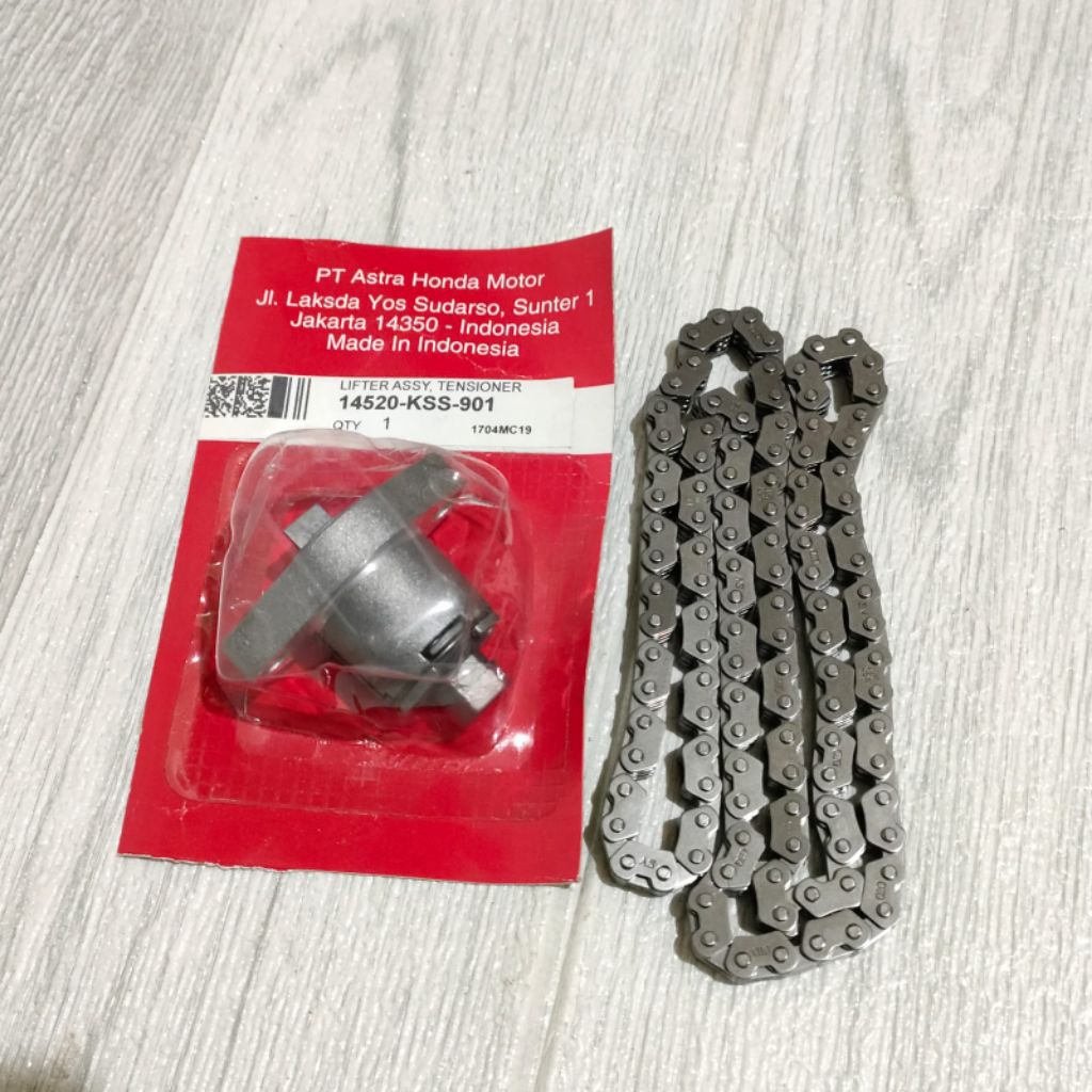 Rantai keteng+ tonjokan keteng supra x 125 karbu karisma Kirana. kph