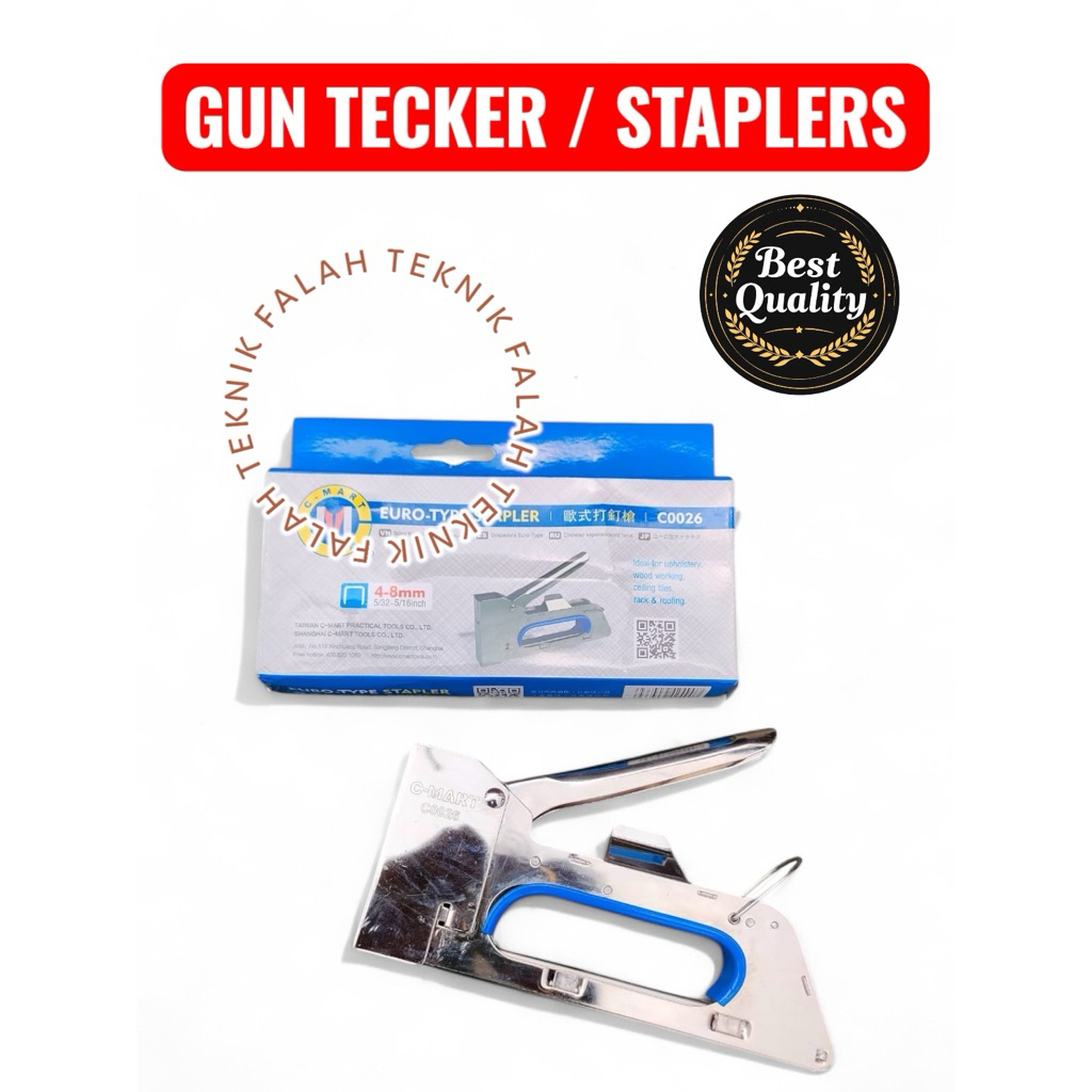 

Alat Staples Tembak Kertas Kayu Jok Motor Gun Tucker Steples Hekter Staler Tembak Gun Tucker